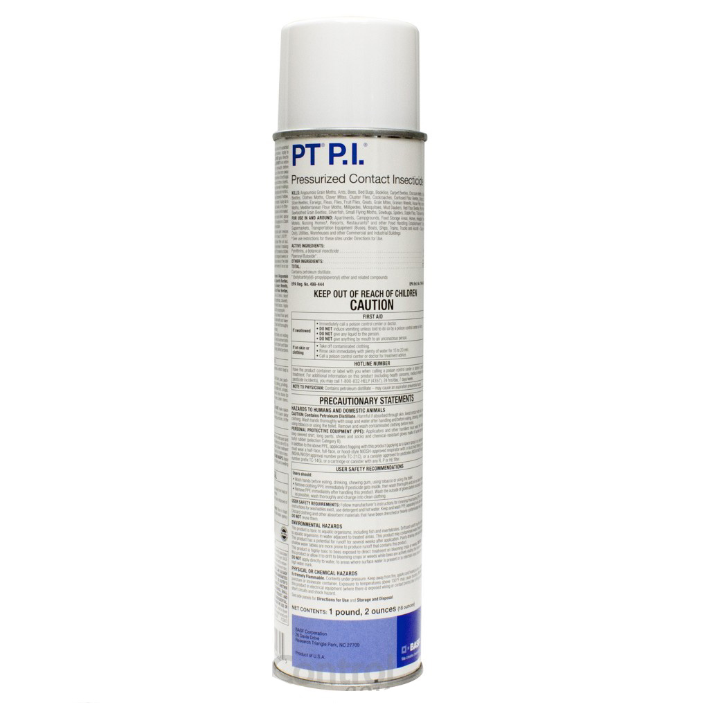 PT PI Pressurizedx aerosol can